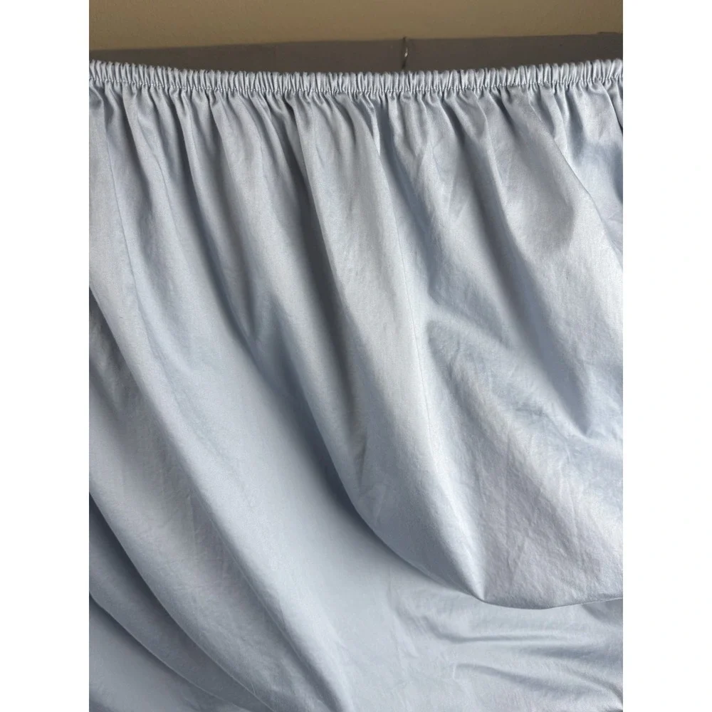 Lauren Ralph Lauren Blue Grey King Sheet Set- Fitted and Flat Sheet 108x96